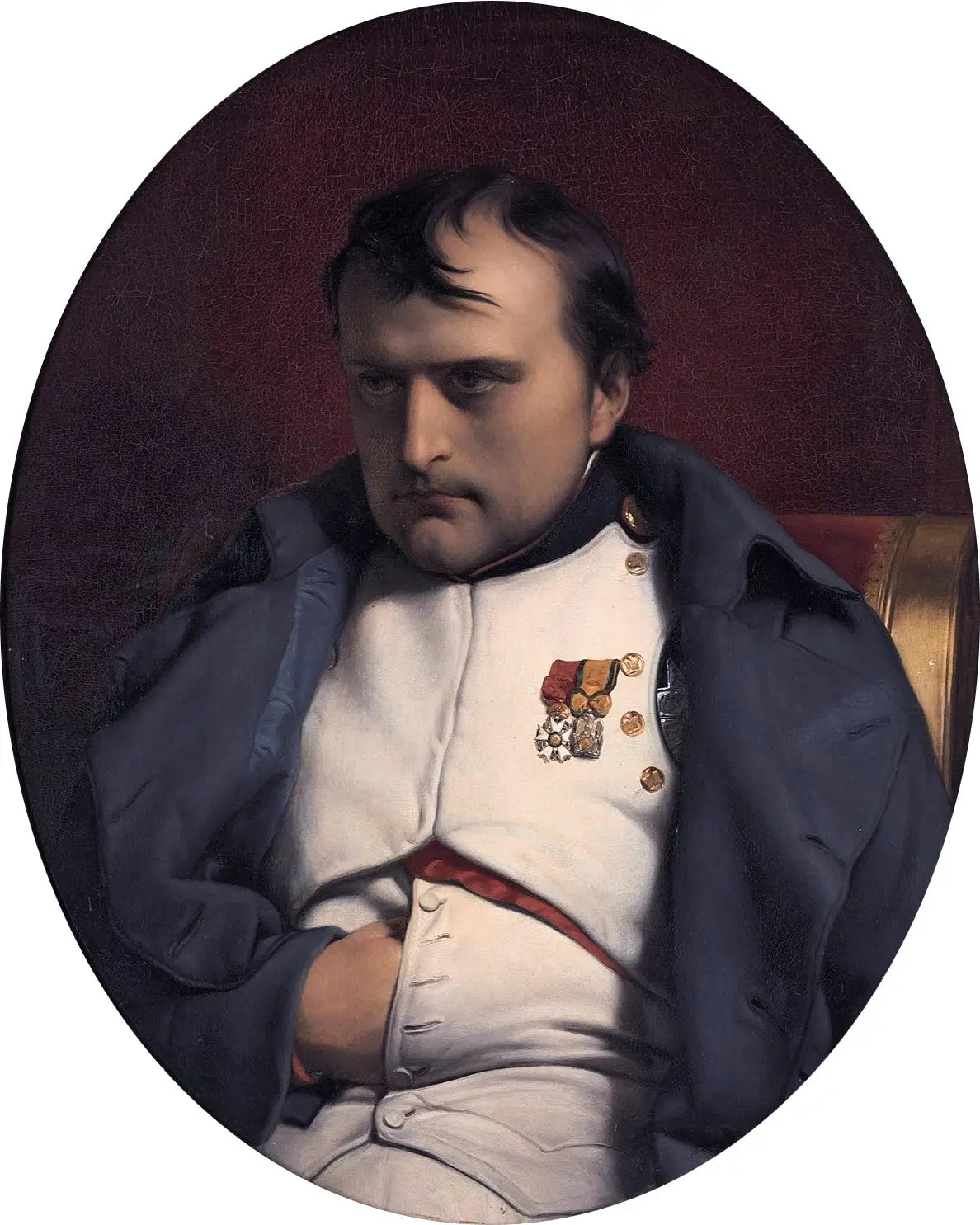 Napoléon à Fontainebleau le 31 mars 1814 - Paul Delaroche - Alpha Reproduction