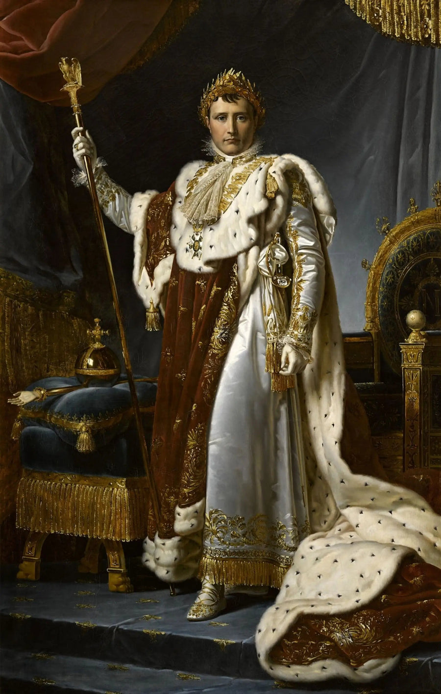 나폴레옹 1세 성직식 복장 - 프랑수아 제라르

Source:
Napoléon Ier en costume du Sacre - François Gérard