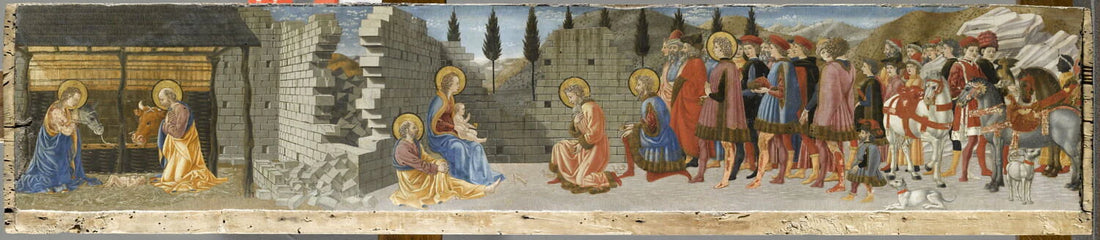 La Nativité et l'Adoration des Mages - Giovanni di Franco di Piero
