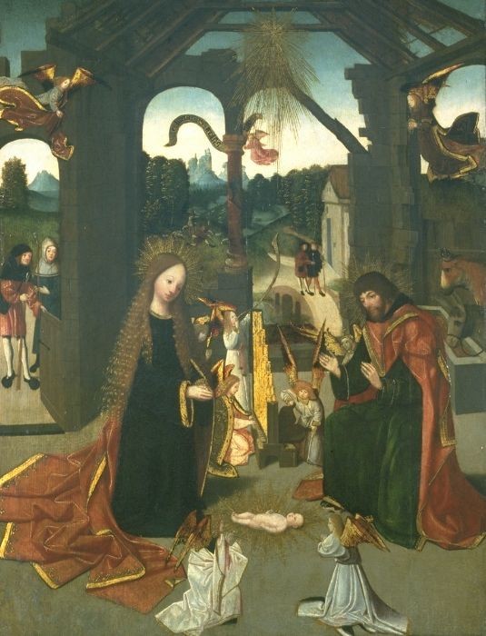 Nativité - Geertgen tot Sint Jans image 1 reproduction artisanale de tableau