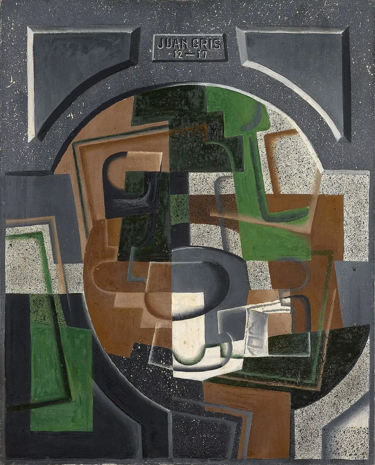 Nature morte à la plaque - Juan Gris - Alpha Reproduction