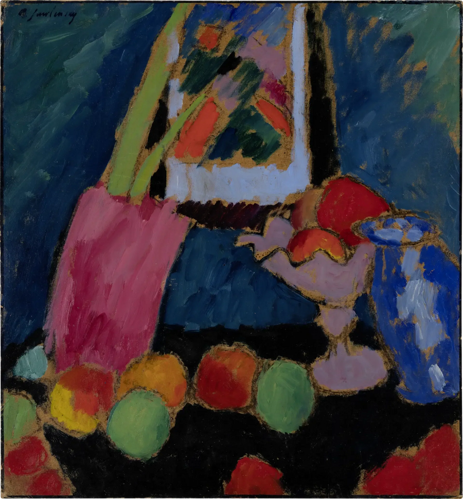 보라색 그릇이 있는 정물화 - 알렉세이 폰 야울렌스키

Source:
Nature morte au bol violet - Alexej von Jawlensky