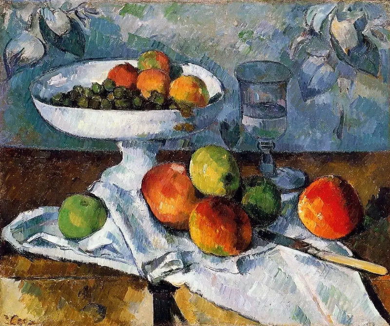 컴포티에르가 있는 정물 - Paul Cézanne