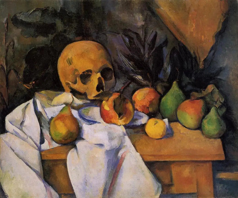 해골이 있는 정물화 - Paul Cézanne