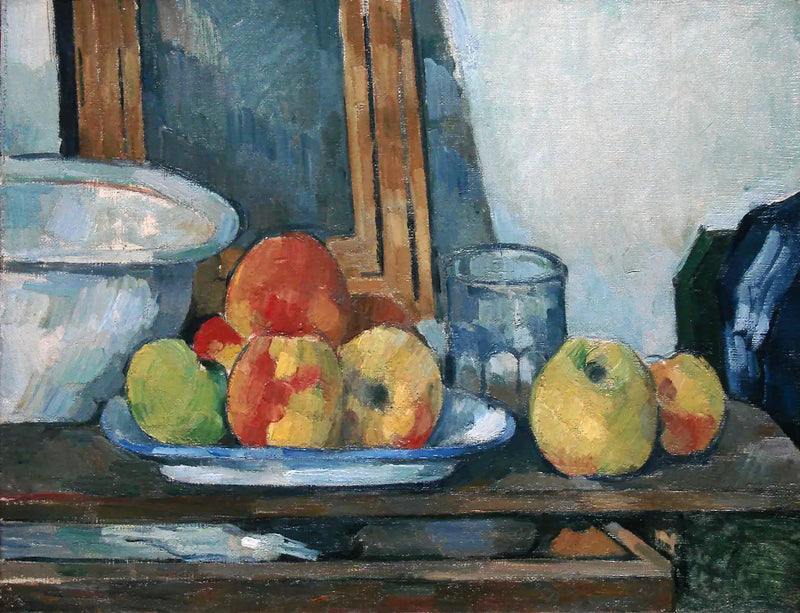 열린 서랍이 있는 정물화 - Paul Cézanne