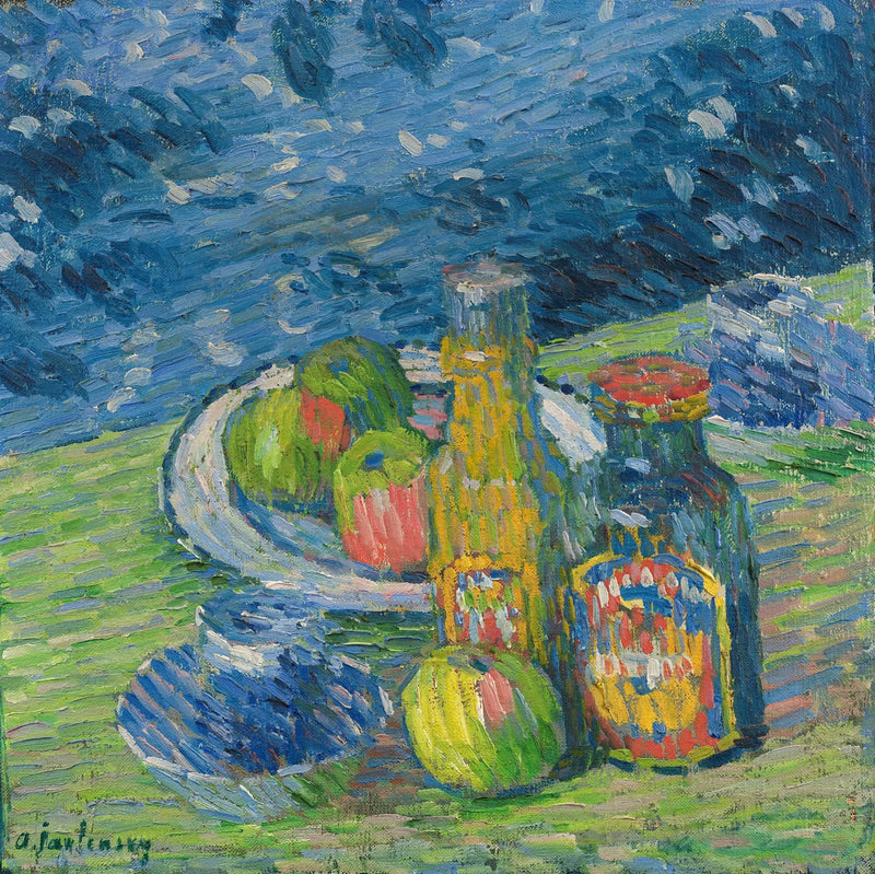 병과 과일이 있는 정물화 - 알렉세이 폰 자울렌스키

Source:
Nature morte aux bouteilles et aux fruits - Alexej von Jawlensky