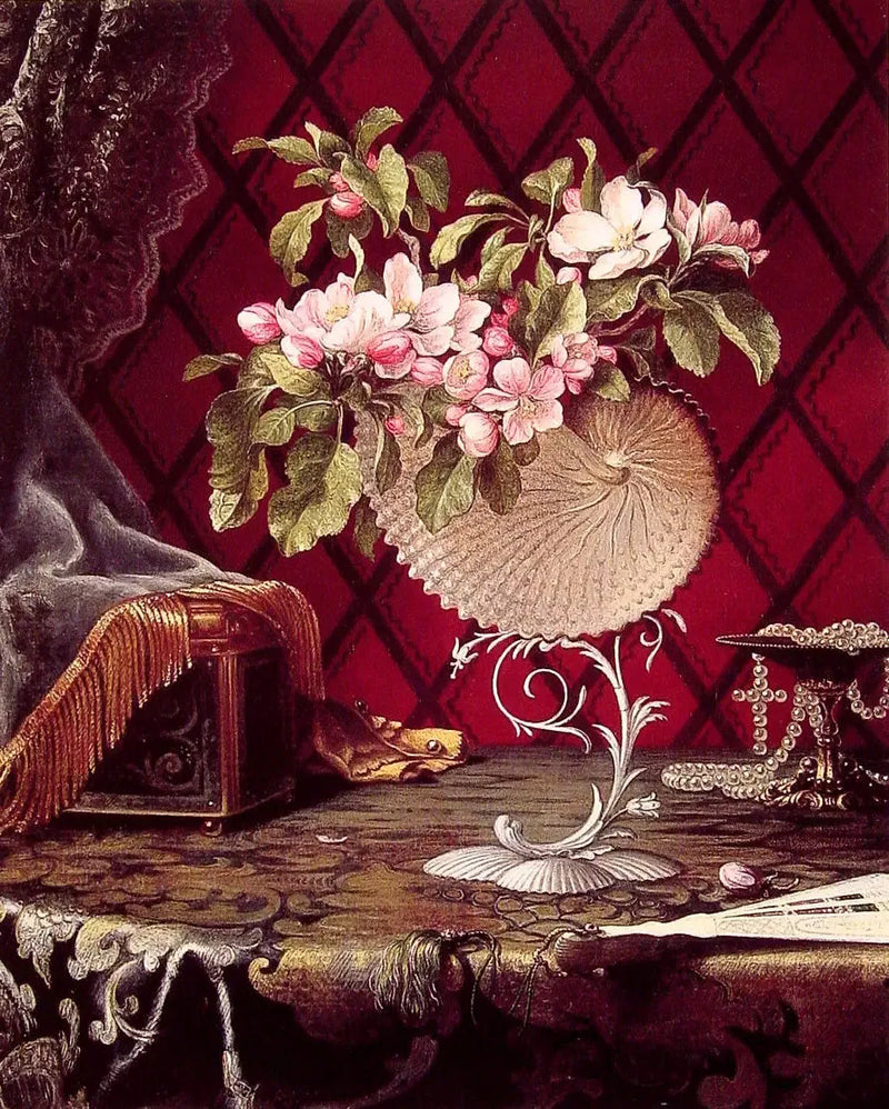 사과꽃 정물, 나홀로 조개껍질 안에 - 마틴 존슨 히드

Source:
Nature morte aux fleurs de pommier dans une coquille de nautile - Martin Johnson Heade