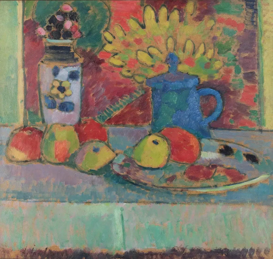 꽃과 과일이 있는 정물화 - 알렉세이 폰 자울렌스키

Source:
Nature morte aux fleurs et aux fruits - Alexej von Jawlensky