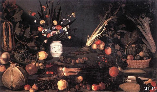 Nature morte aux fleurs et aux fruits - Le Caravage Reproductions de tableaux à la peinture à l’huile