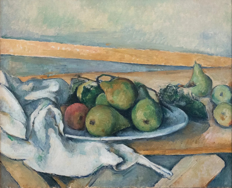배와 함께한 정물 - Paul Cézanne