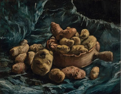 Reproduction du tableau « Nature morte aux pommes de terre - Vincent van Gogh » par Alpha Reproduction en peinture à l’huile