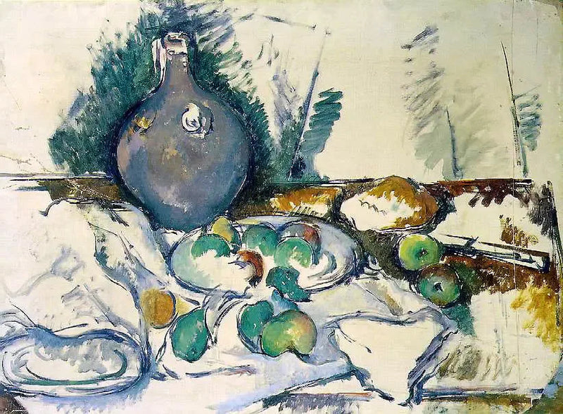 물병이 있는 정물화 - Paul Cézanne