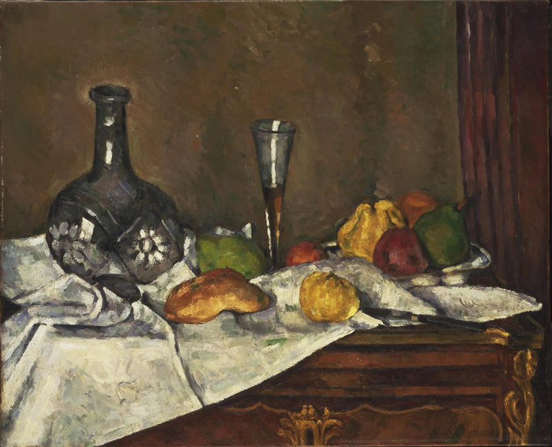 디저트가 있는 정물화 - Paul Cézanne