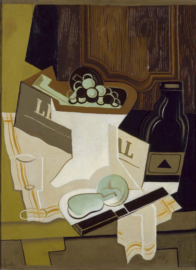 서랍장 앞의 정물화 - 후안 그리스

Source:
Nature morte devant l'armoire - Juan Gris