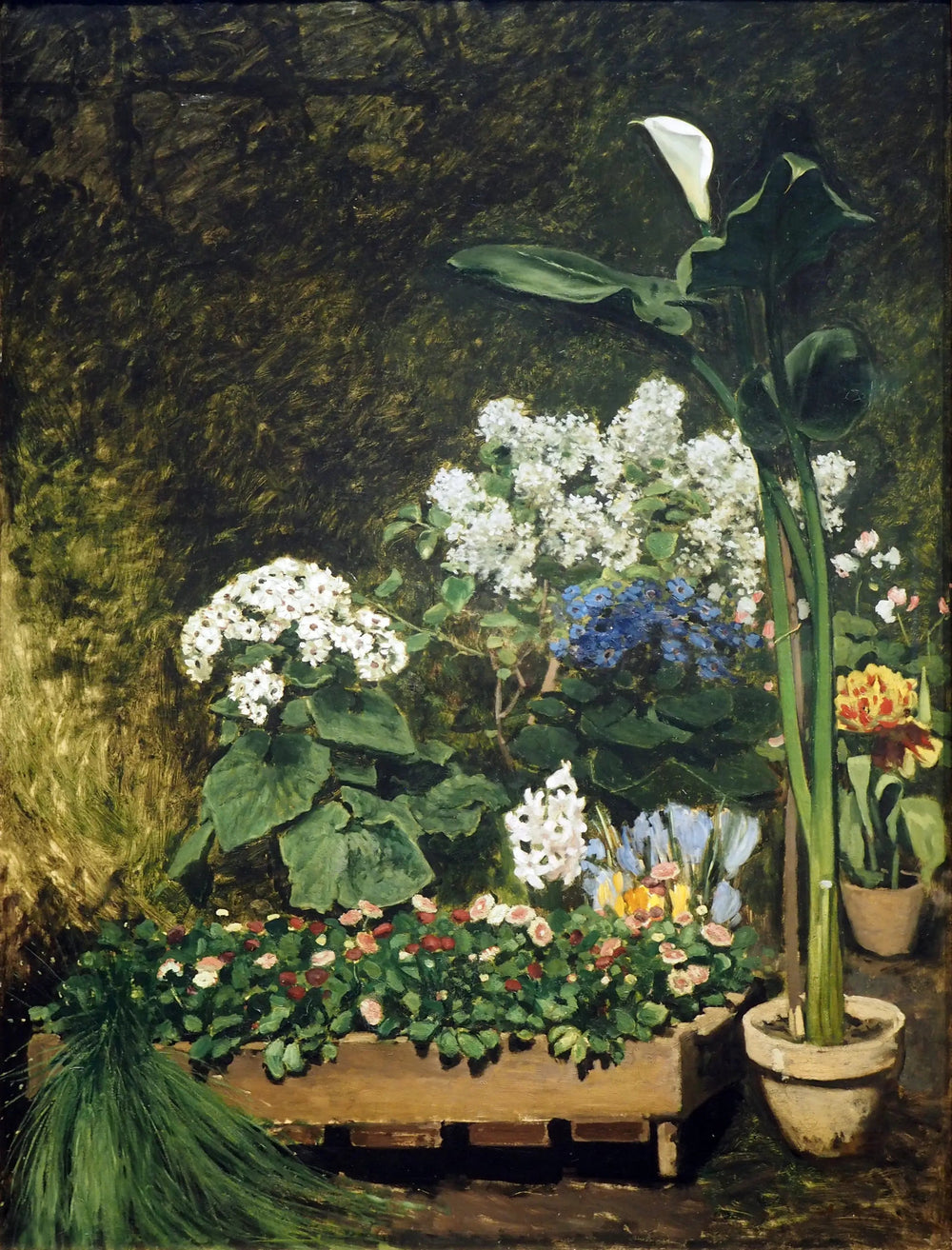 Nature morte : fleurs - Pierre-Auguste Renoir image 1 reproduction artisanale de tableau