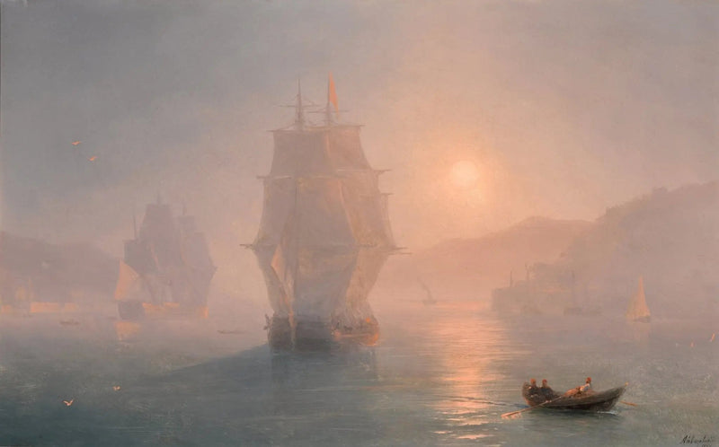 안개 낀 아침에 떠나는 배들 - 이반 아이바조프스키

Source:
Navires par un matin brumeux - Ivan Aïvazovski