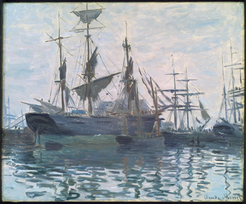 W259 항구에서 배송 - Claude Monet