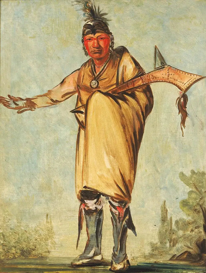 나우카우, 목재, 고대 부족의 추장 - 조지 캐틀린

Source:
Náw-káw, Wood, ancien chef de la tribu - George Catlin