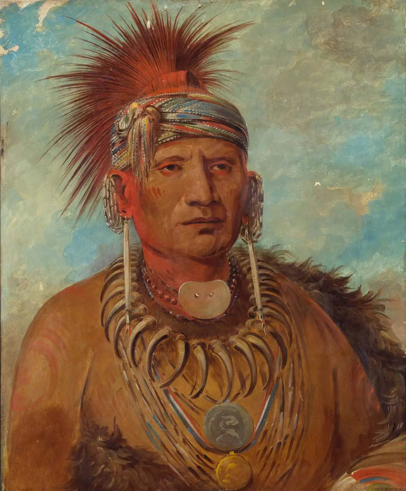 뉴-몬-야, 걷는 비, 전쟁의 지도자 - 조지 캐틀린

Source:
Neu-mon-ya, Pluie qui marche, Chef de guerre - George Catlin