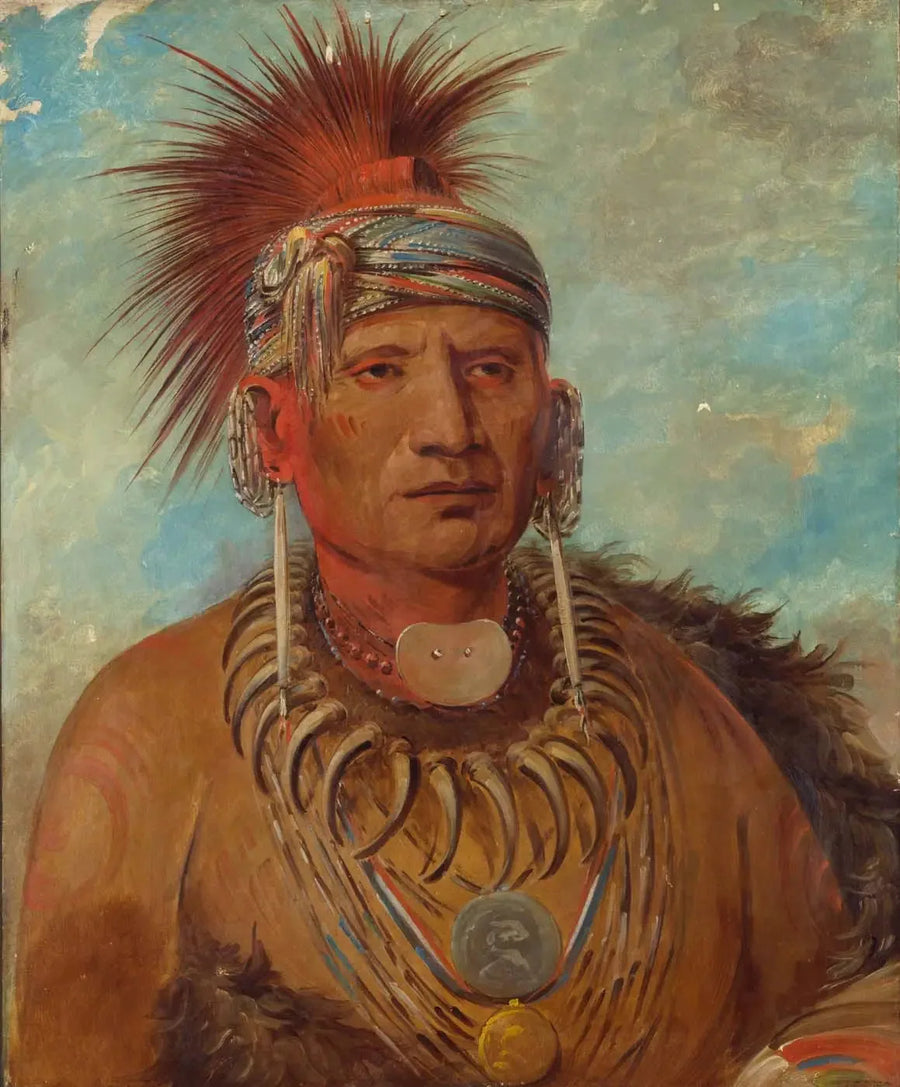 뉴-몬-야, 걷는 비, 전쟁의 지도자 - 조지 캐틀린

Source:
Neu-mon-ya, Pluie qui marche, Chef de guerre - George Catlin