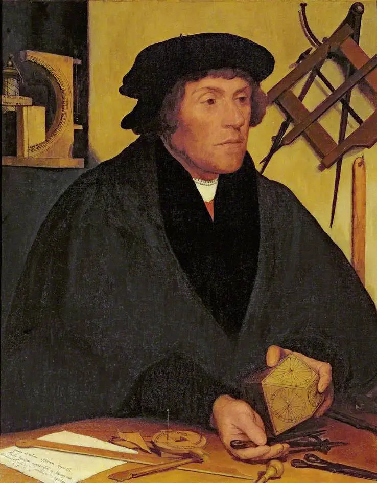 니콜라스 크라처 (1487–약 1550), 옥스퍼드 코퍼스 크리스티 칼리지 펠로우, 후에 헨리 8세의 왕립 천문학자 - 한스 홀바인 르 쥬느