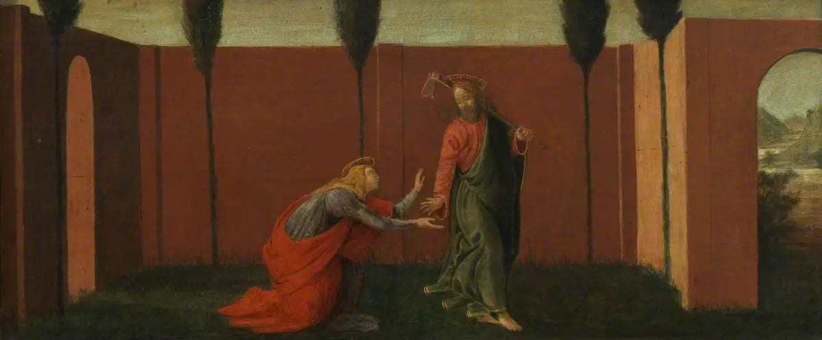 Noli me Tangere (prédelle, panneau trois) - Sandro Botticelli image 1 copie peinte à la main à l’huile