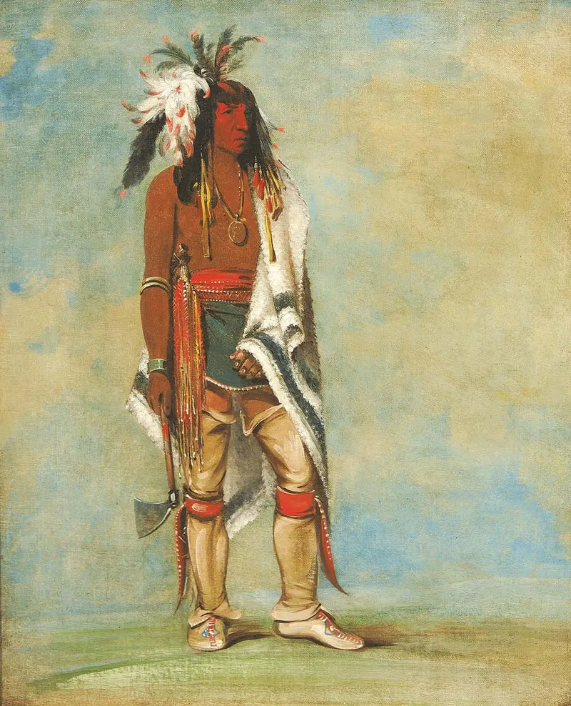 유명한 유화 복제 그림 - 알파 리프로덕션

Source:
Not-to-way, un chef - George Catlin