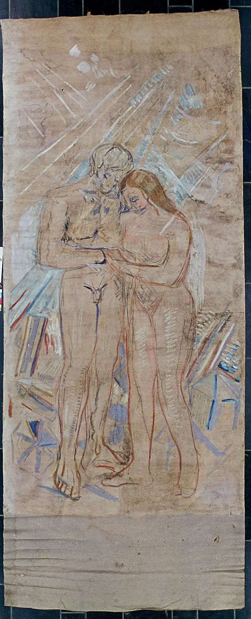 Reproduction du tableau « Nouveaux Rayons - Edvard Munch » par Alpha Reproduction en peinture à l’huile