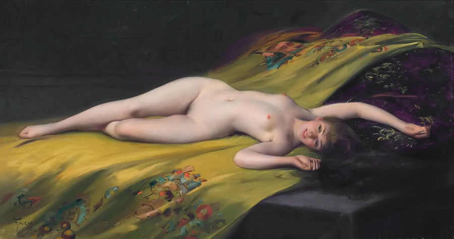누 올롱제 - 루이즈 리카르도 팔레로

Source:
Nu allongé - Luis Ricardo Falero