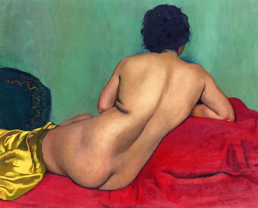 빨간 소파에 누운 등 - 펠릭스 발로통

Source:
Nu de dos sur un canapé rouge - Félix Vallotton