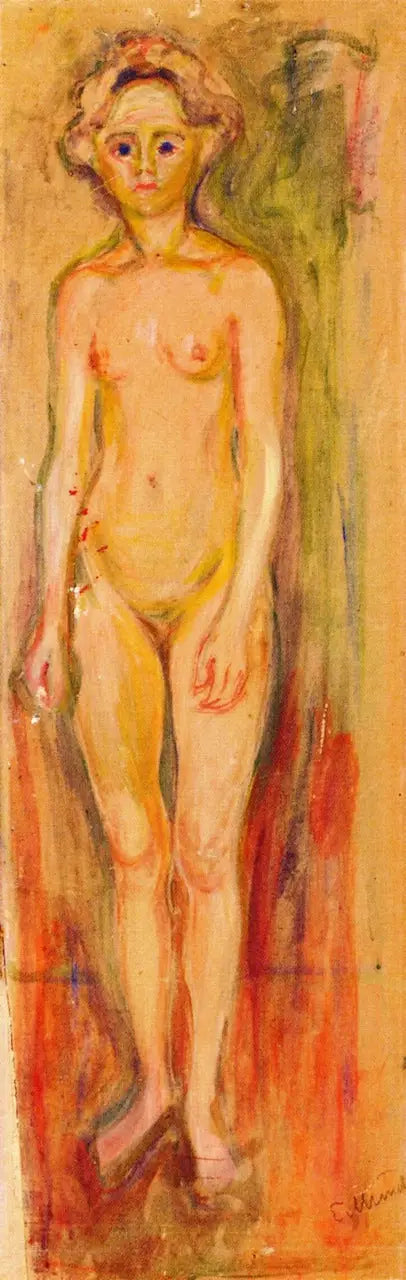 Reproduction du tableau « Nu - Edvard Munch » par Alpha Reproduction en peinture à l’huile
