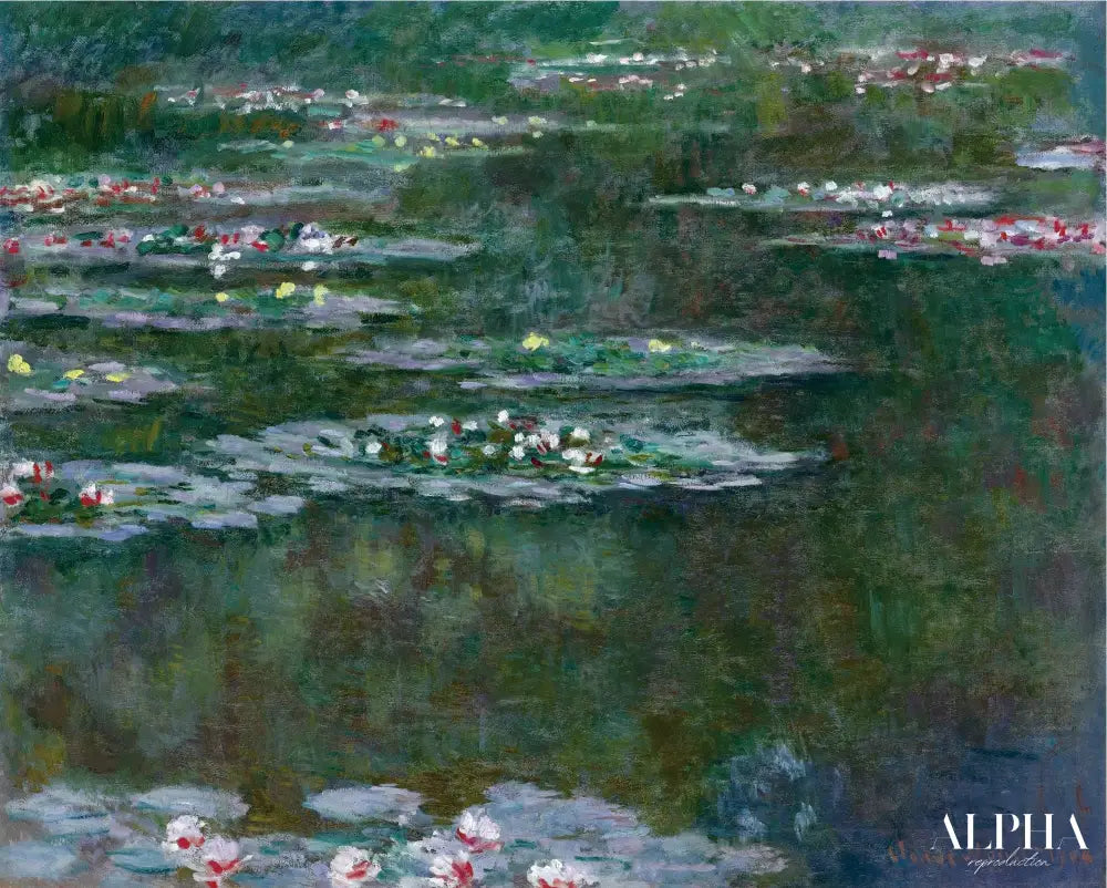 Nymphéas 1904 - Claude Monet - Reproductions de tableaux et peintures haut de gamme