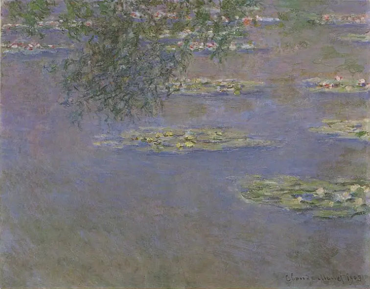 Reproduction du tableau « Nymphéas - Claude Monet » par Alpha Reproduction en peinture à l’huile