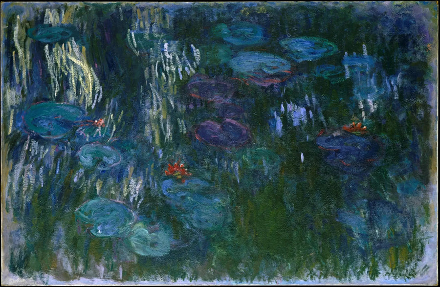 수련, 버드나무의 반영 - Claude Monet