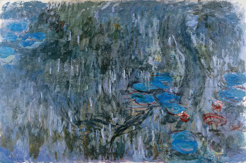 수련, 버드나무의 반영 - Claude Monet