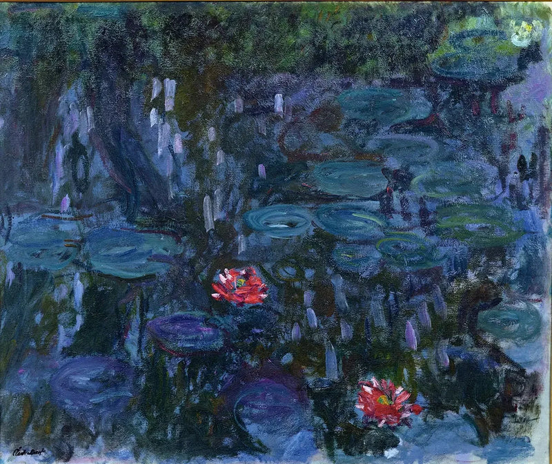 수련, 버드나무의 반영 - Claude Monet