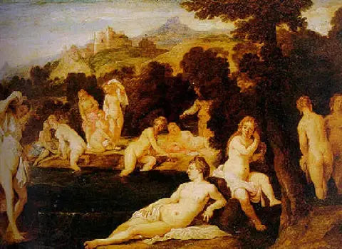 목욕하는 님프들 - 데이비드 테니에르 더 쥬네

Source:
Nymphes au bain - David Teniers le Jeune