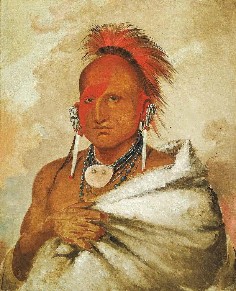 오로간가시, 곰 사냥꾼, 유명한 전사 - 조지 캐틀린

Source:
O-rón-gás-see, chasseur d'ours, un guerrier célèbre - George Catlin
