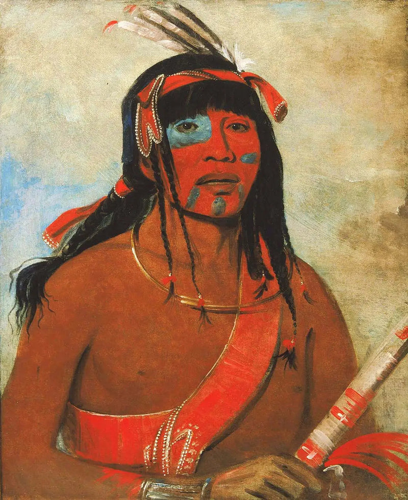 오타와, 오타웨이, 전사 - 조지 캐틀린

Source:
O-tá-wah, l'Ottaway, un guerrier - George Catlin
