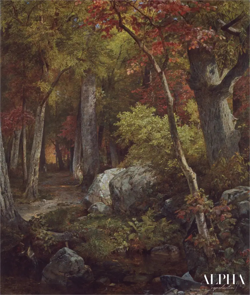 Octobre - William Trost Richards - Reproductions de tableaux et peintures haut de gamme