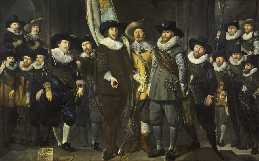 Officiers et autres tireurs du district III d'Amsterdam dirigés par le capitaine Allaert Cloeck et le lieutenant Lucas Jacobsz Rotgans - Thomas de Keyser