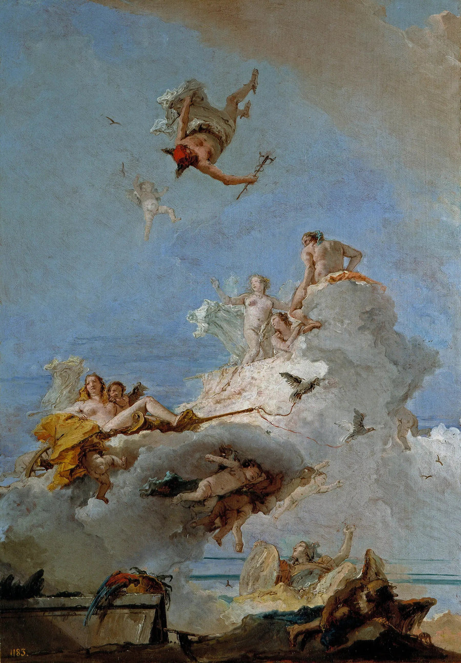 올림프 또는 비너스의 승리 - 조반니 바티스타 티에폴로

Source:
Olympe ou le Triomphe de Vénus - Giovanni Battista Tiepolo