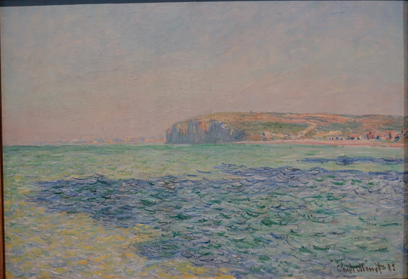 바다 위의 그림자, 푸르빌의 절벽 - Claude Monet