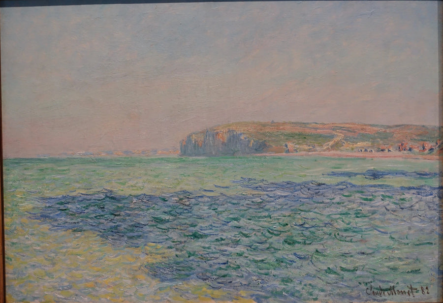 바다 위의 그림자, 푸르빌의 절벽 - Claude Monet
