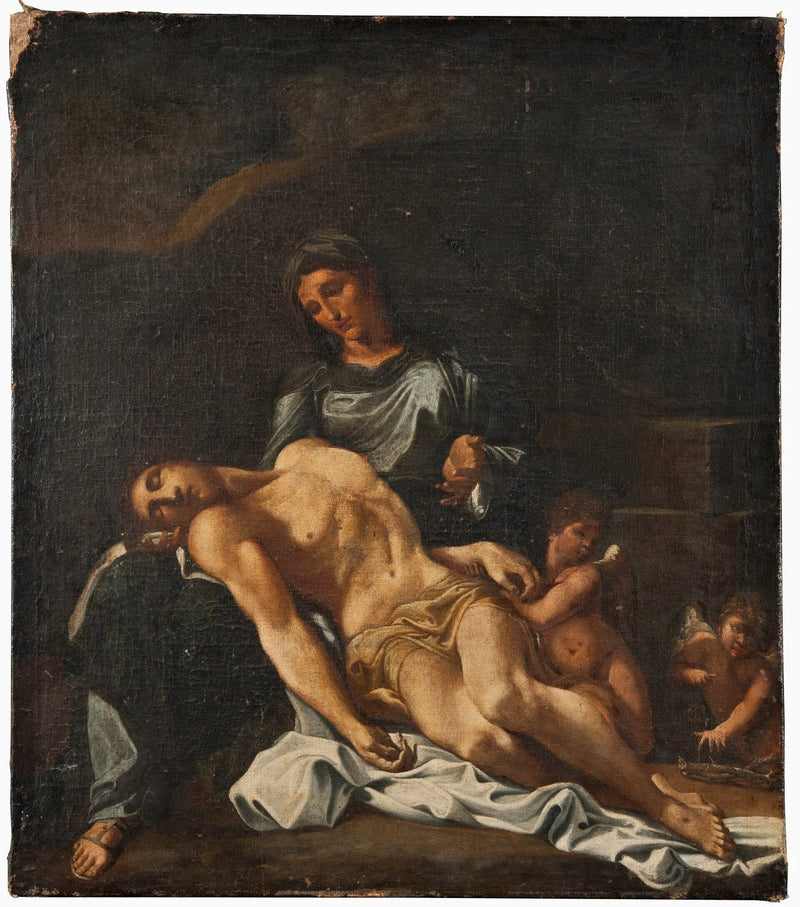 NM 7172까지 재조정됨. Pietà - Annibale Carracci
