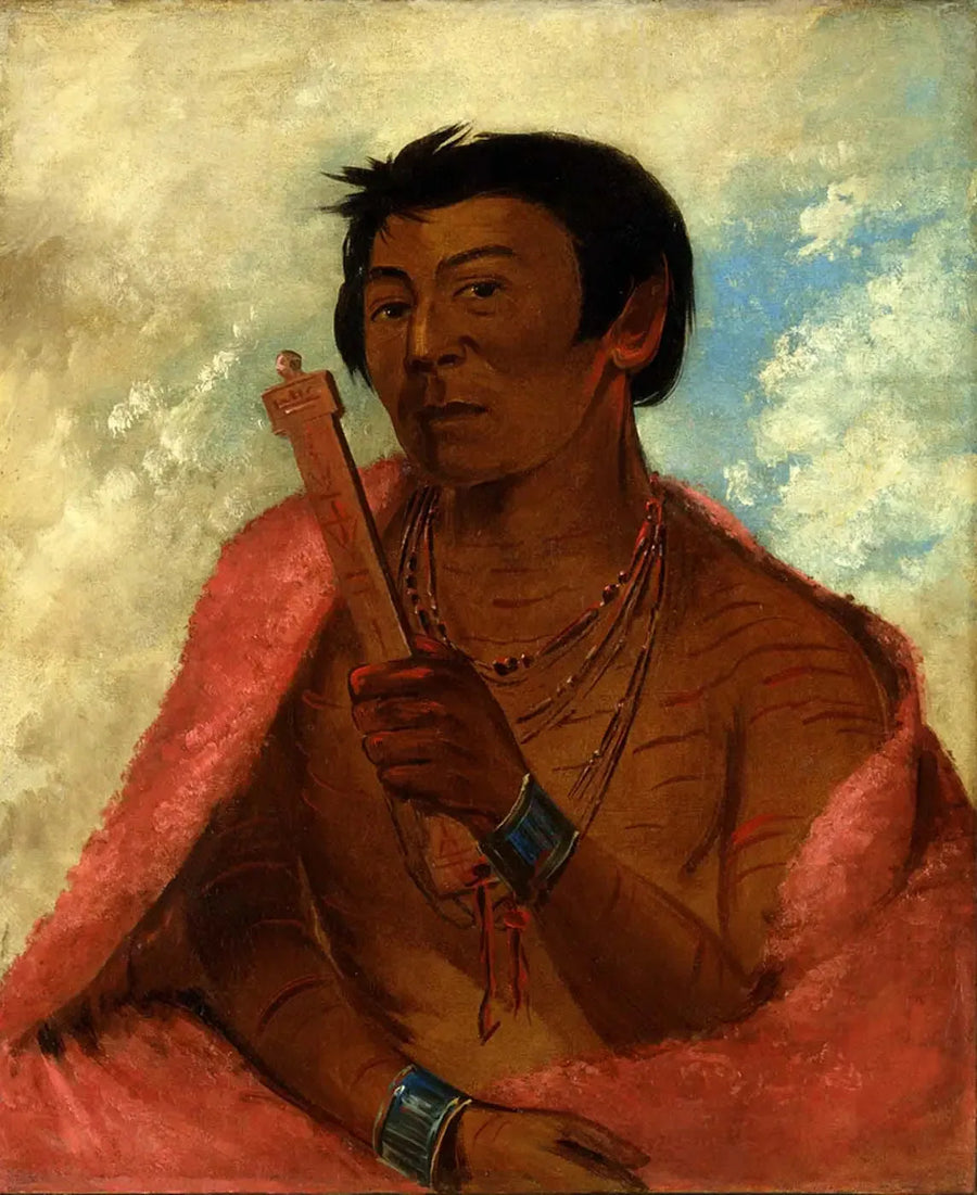 조지 캐틀린이 그린 기도하는 사우크족, 온사우키

Source:
On-sáw-kie, le Sauk, en train de prier - George Catlin