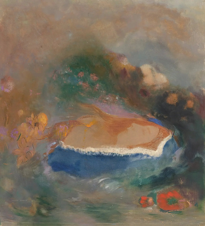 오펠리, 물 위의 푸른 망토 - 오디용 르동