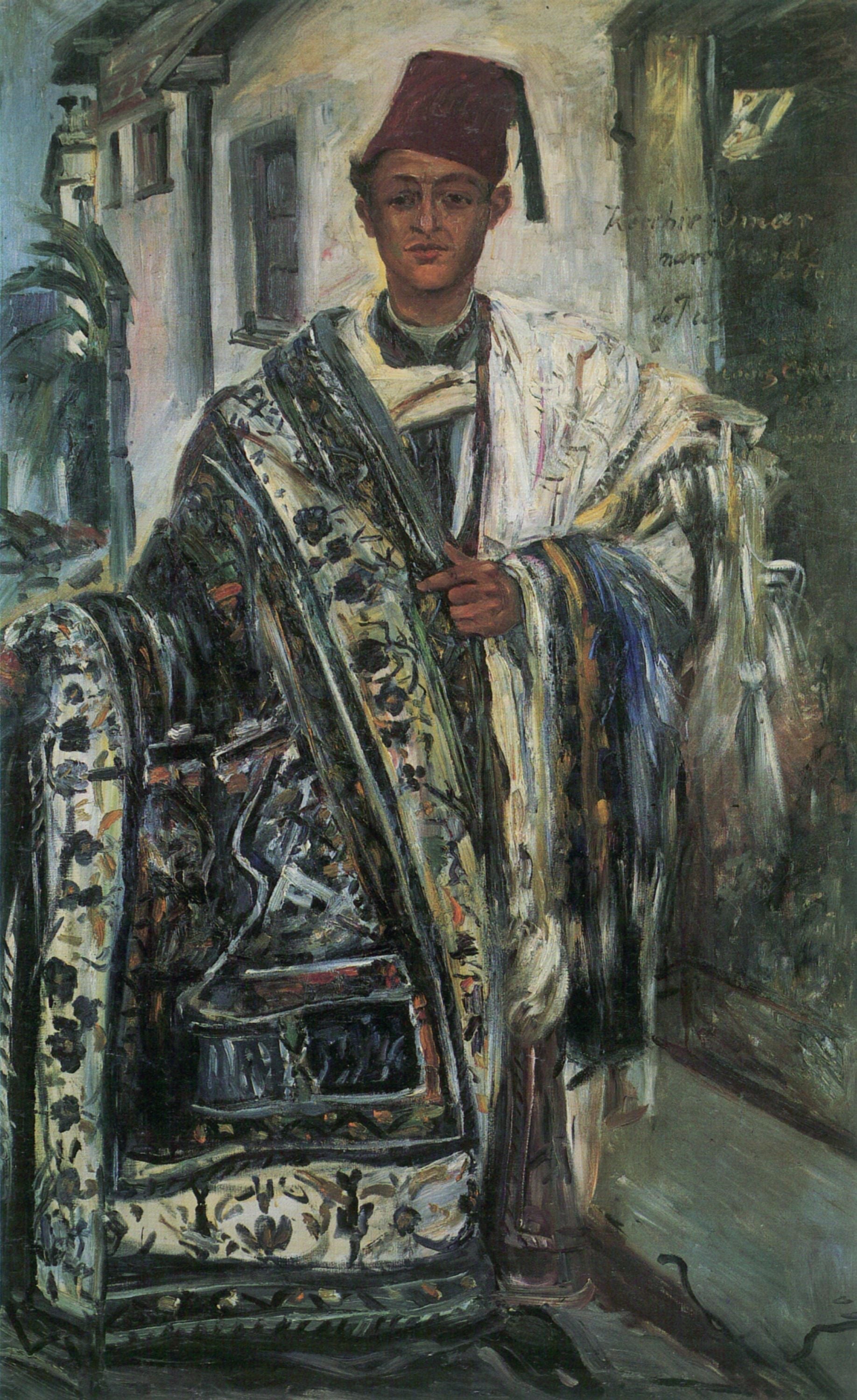 Orientalischer Teppichhändler - Lovis Corinth image 1 reproduction d’œuvre d’art à l’huile