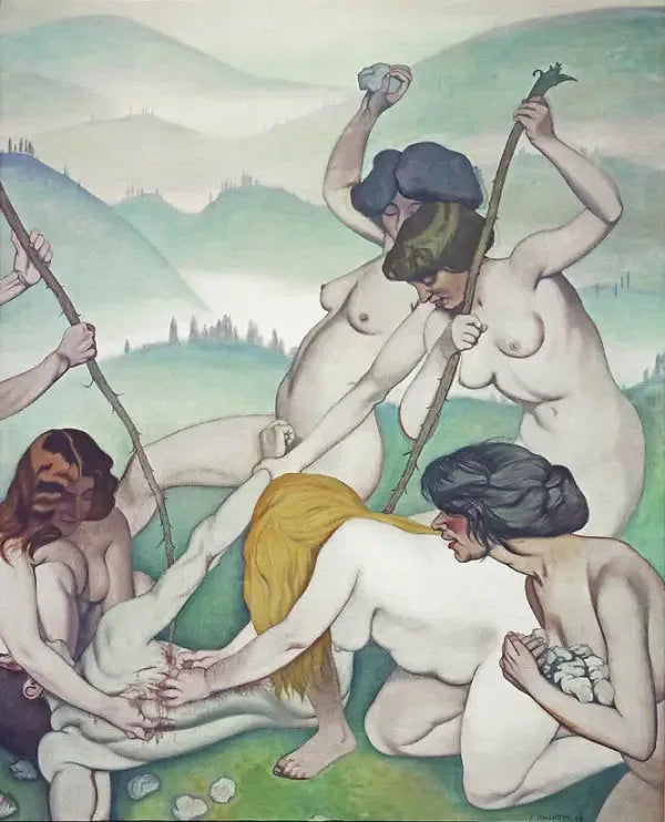 오르페이 파헤쳐진 채로 메나드에 의해 - 펠릭스 발로통

Source:
Orphée dépecé par les Ménades - Félix Vallotton
