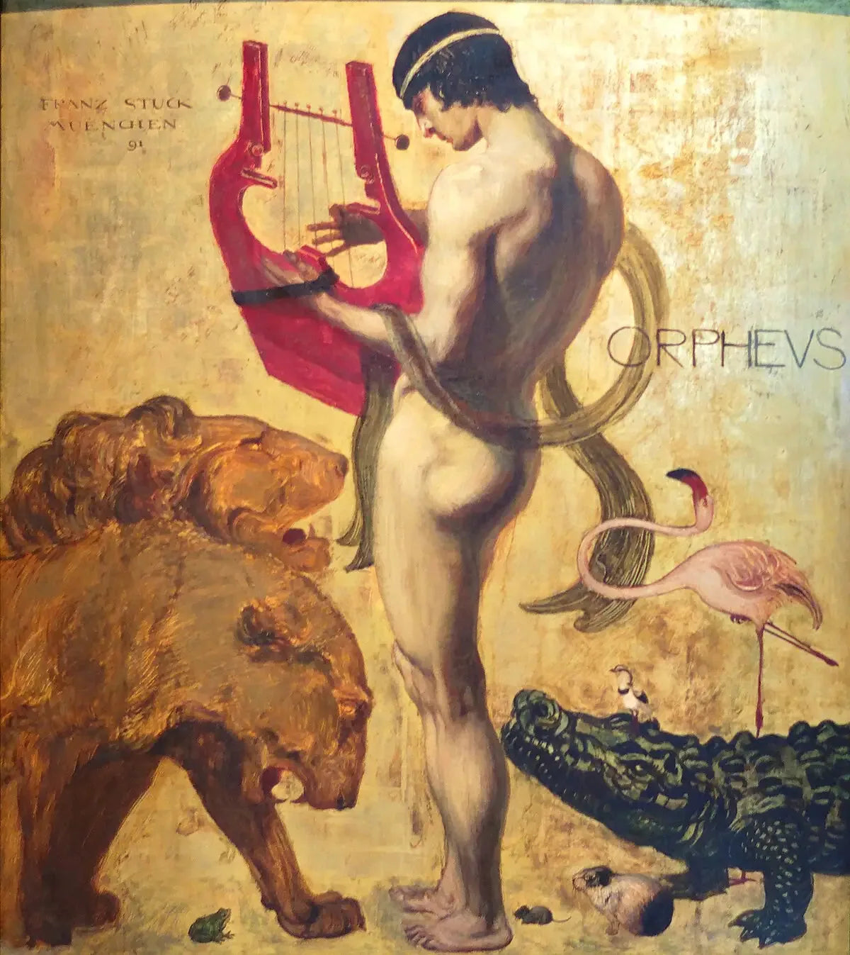 Orphée - Franz Von Stuck image 1 reproduction d’œuvre d’art à l’huile